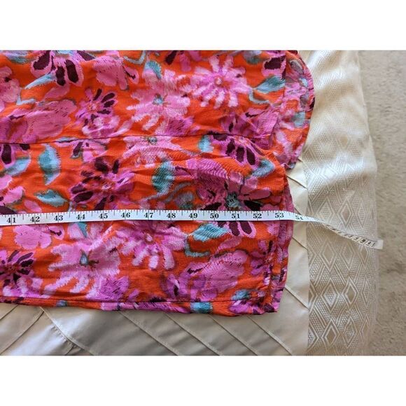 Free people Pippa maxi gown strawberry colorway sz s euc - Picture 4 of 6